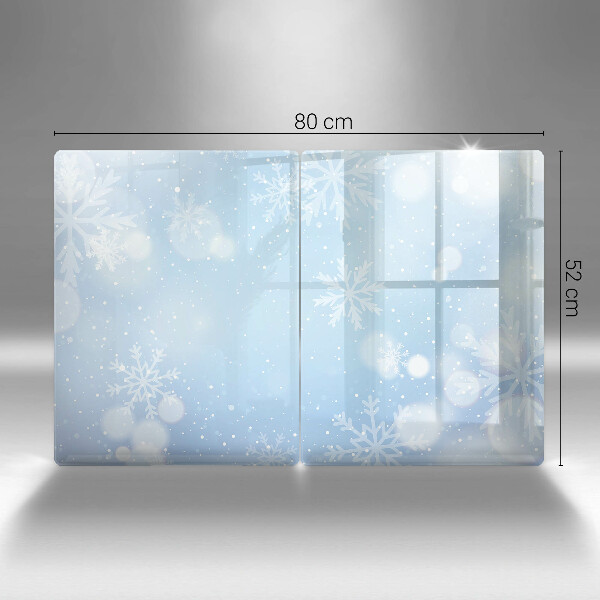 Főzőlap védő üveglap Téli textúra