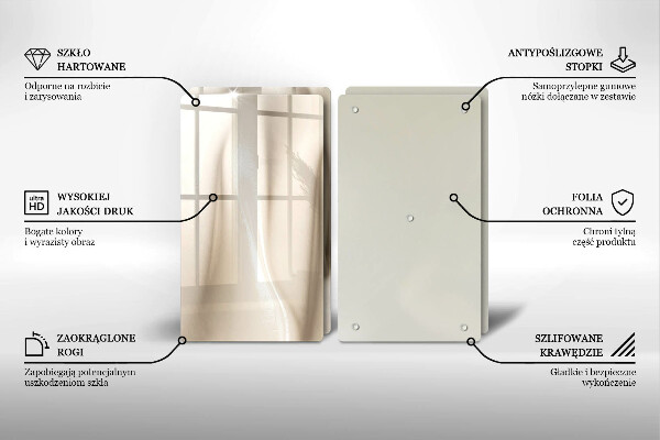 Főzőlap védő üveglap Krémes fagylalt