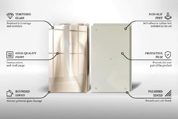 Főzőlap védő üveglap Krémes fagylalt