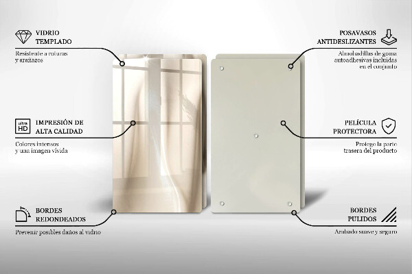 Főzőlap védő üveglap Krémes fagylalt