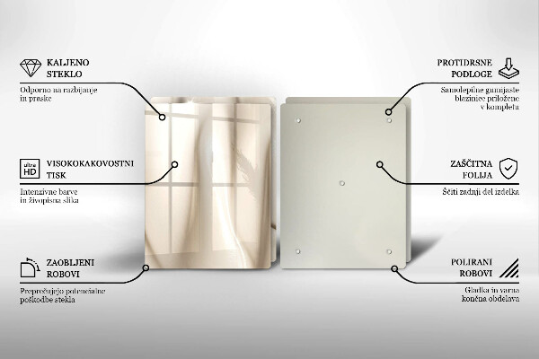 Főzőlap védő üveglap Krémes fagylalt