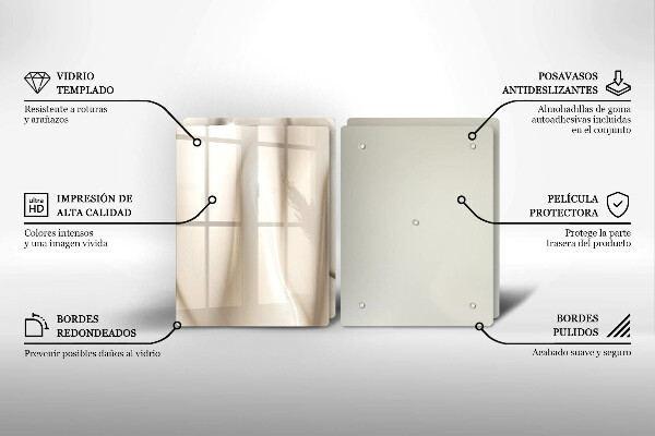 Főzőlap védő üveglap Krémes fagylalt