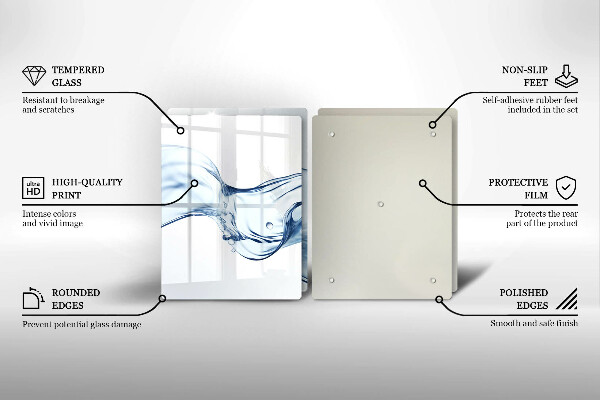 Főzőlap védő üveglap Kristályvíz