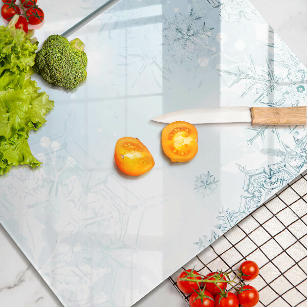 Főzőlap védő üveglap Hópehely