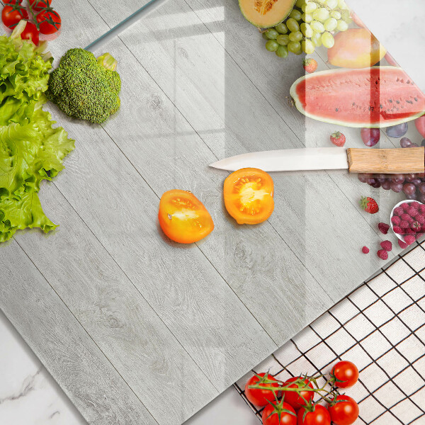 Főzőlap védő üveglap Gyümölcsök a deszkán