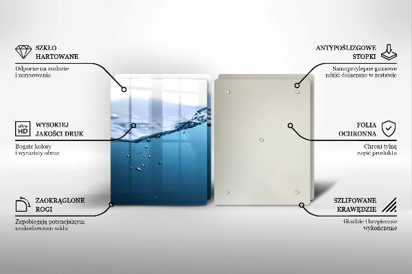 Főzőlap védő üveglap Nyílt víz