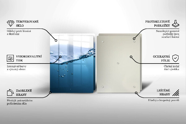 Főzőlap védő üveglap Nyílt víz