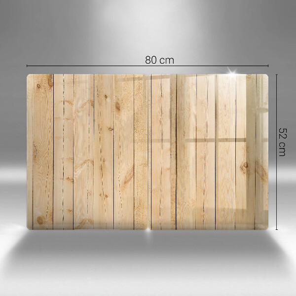 Főzőlap védő üveglap Finom fa táblák
