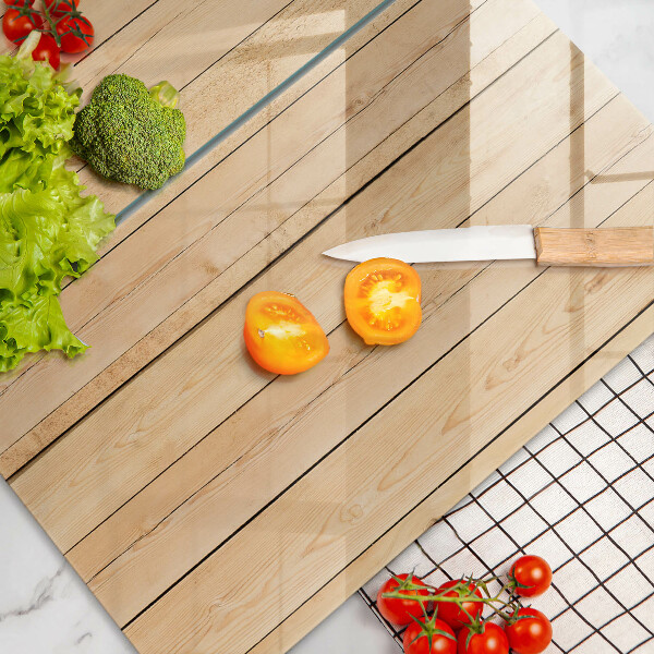 Főzőlap védő üveglap Finom fa táblák