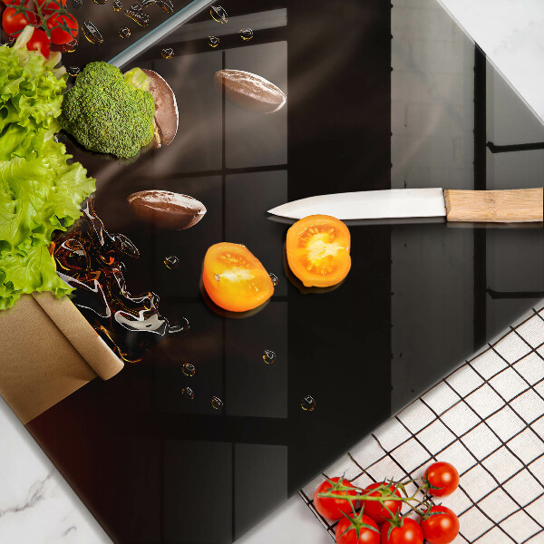 Főzőlap védő üveglap Forró kávébab