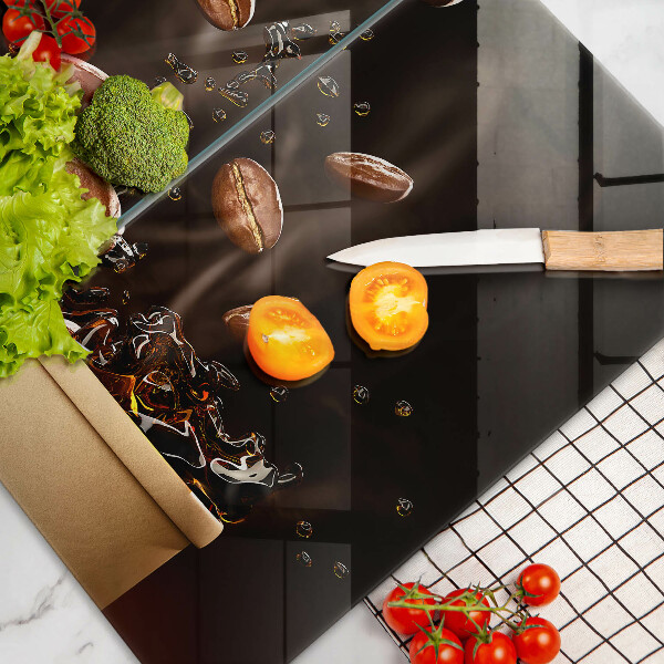 Főzőlap védő üveglap Forró kávébab