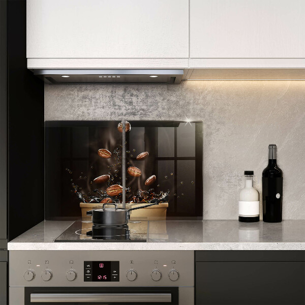 Főzőlap védő üveglap Forró kávébab