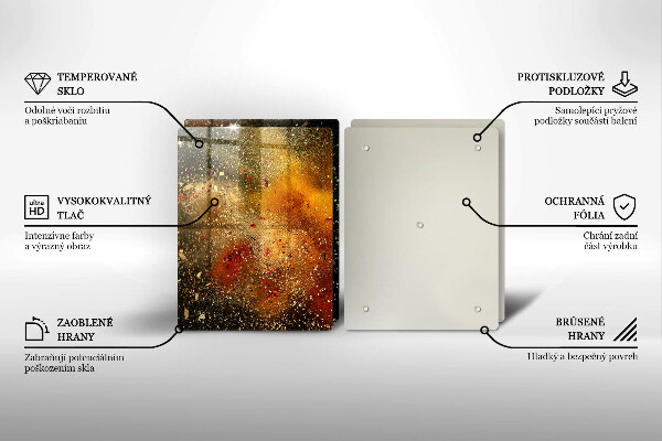 Főzőlap védő üveglap Színes fűszerek