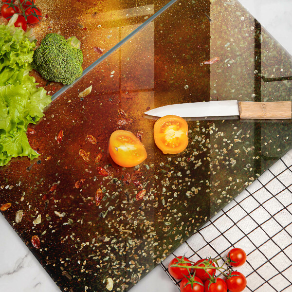 Főzőlap védő üveglap Színes fűszerek