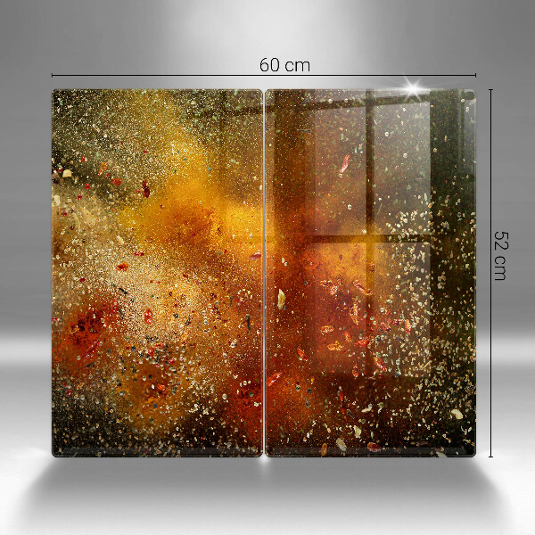 Főzőlap védő üveglap Színes fűszerek