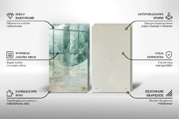 Főzőlap védő üveglap Kő szerkezet