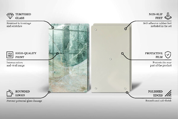 Főzőlap védő üveglap Kő szerkezet