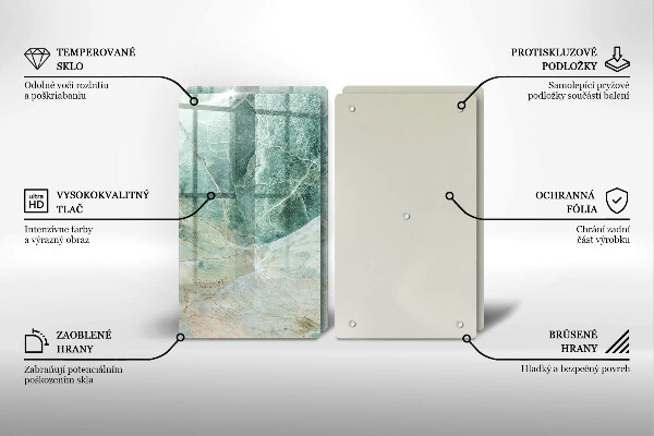 Főzőlap védő üveglap Kő szerkezet