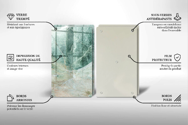 Főzőlap védő üveglap Kő szerkezet