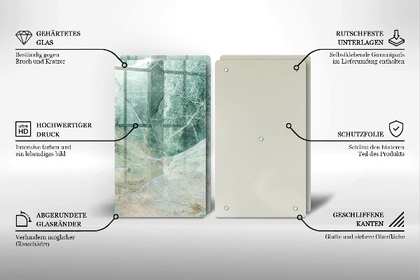 Főzőlap védő üveglap Kő szerkezet