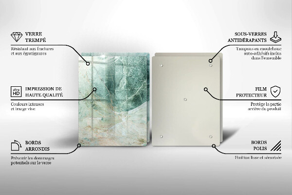 Főzőlap védő üveglap Kő szerkezet