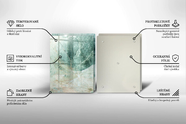 Főzőlap védő üveglap Kő szerkezet