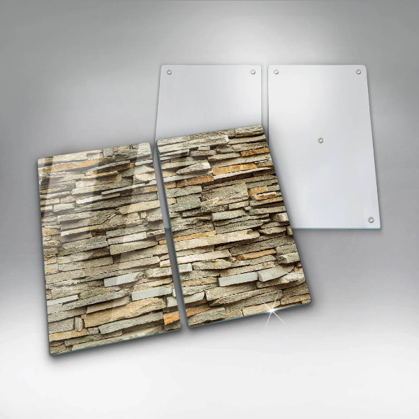 Főzőlap védő üveglap Díszítő kövek