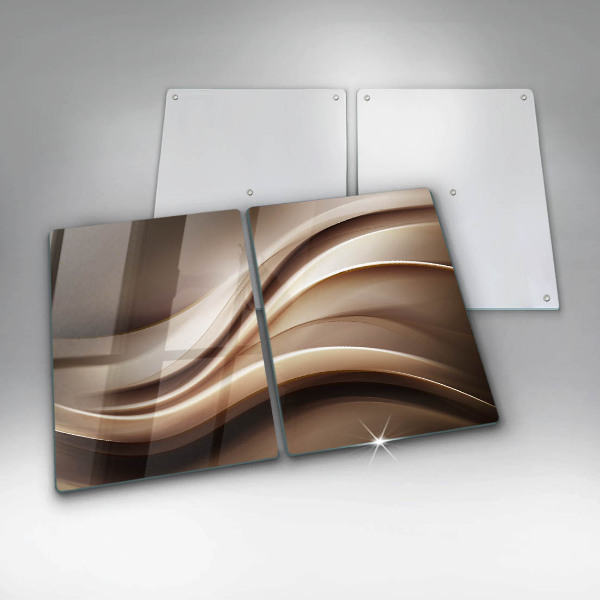 Főzőlap védő üveglap Absztrakciós finom vonalak