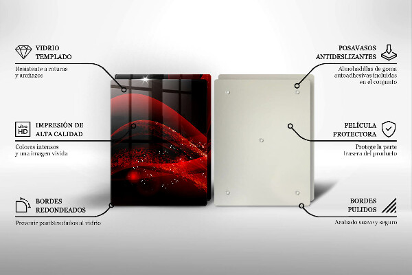 Főzőlap védő üveglap Modern absztrakció