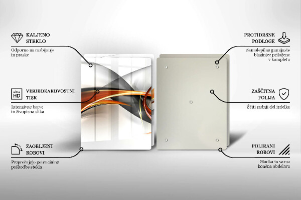 Főzőlap védő üveglap Modern formák