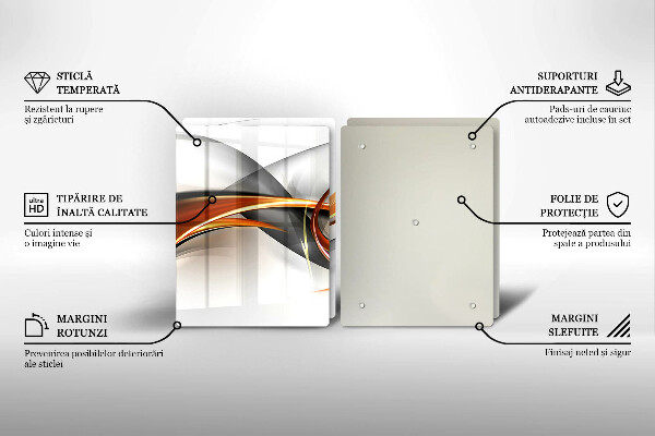 Főzőlap védő üveglap Modern formák