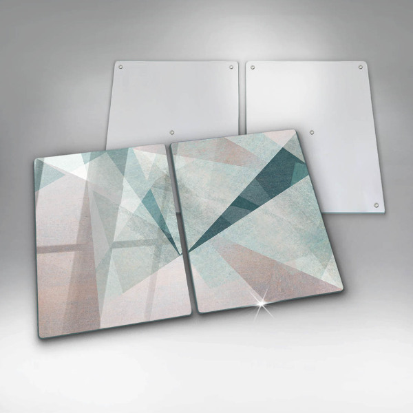 Főzőlap védő üveglap Éles absztrakció