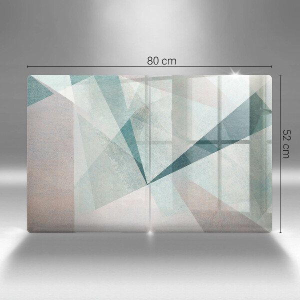 Főzőlap védő üveglap Éles absztrakció