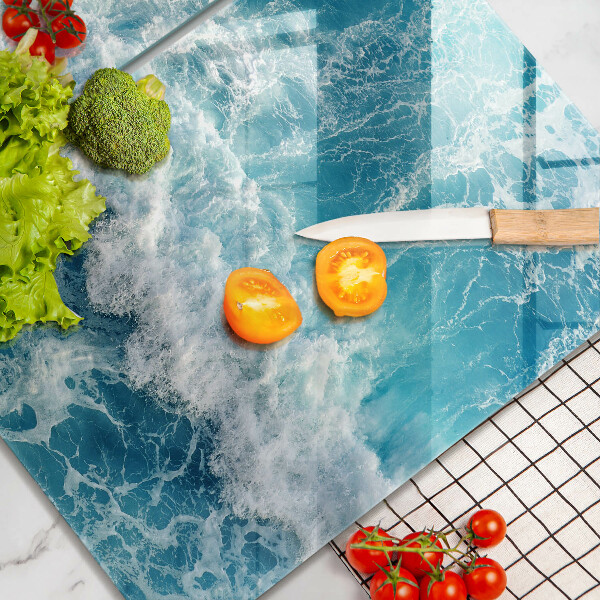 Főzőlap védő üveglap Tenger víz hullámai