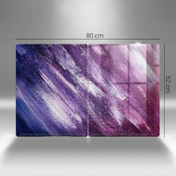 Főzőlap védő üveglap Festék absztrakció