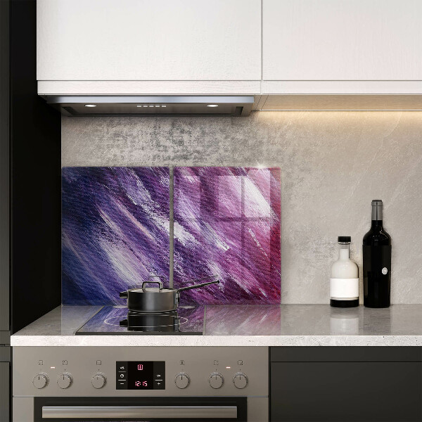 Főzőlap védő üveglap Festék absztrakció