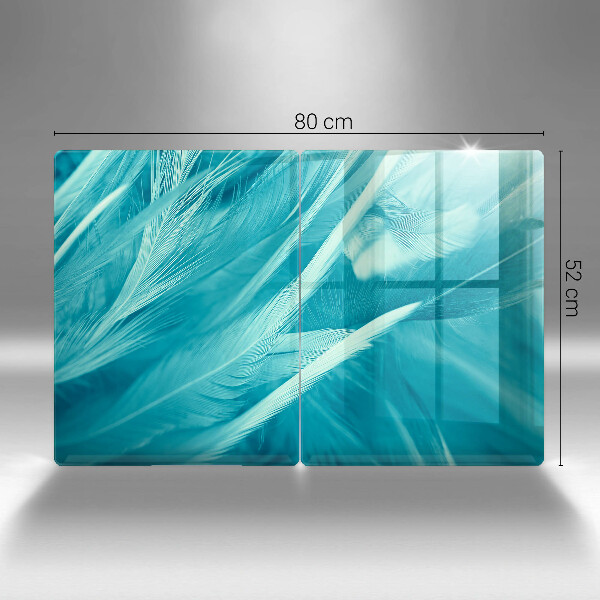 Főzőlap védő üveglap Finom tollak