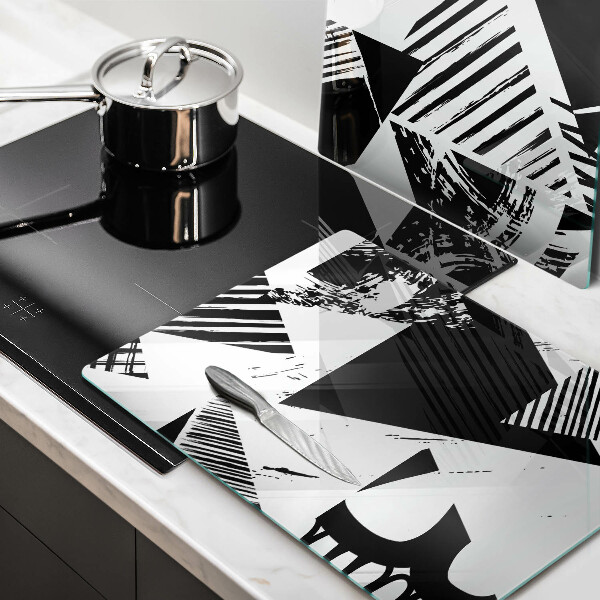 Főzőlap védő üveglap Geometriai háromszögek
