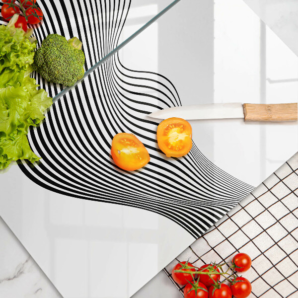 Főzőlap védő üveglap Lineáris absztrakció