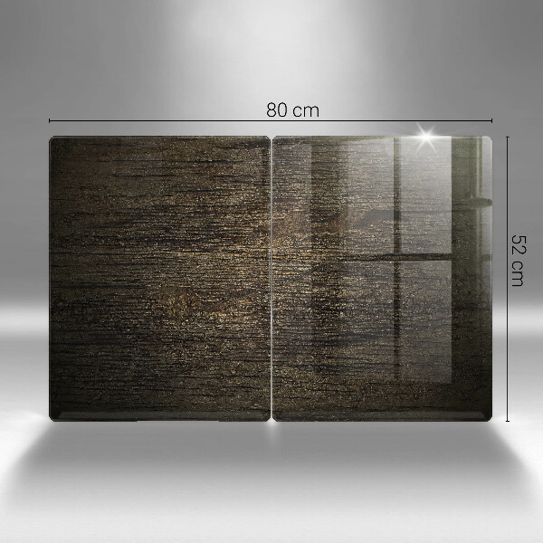 Főzőlap védő üveglap Fa kéreg textúra