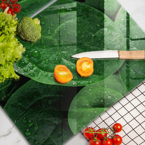 Főzőlap védő üveglap Bazsalikom