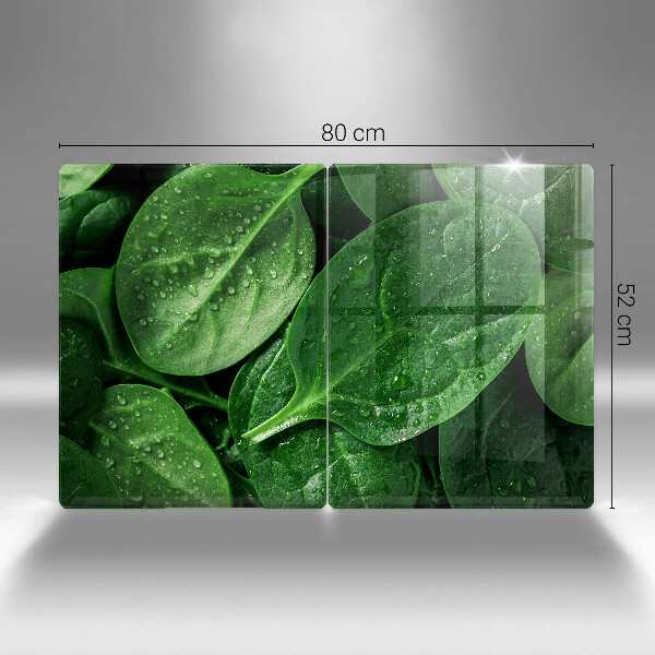 Főzőlap védő üveglap Bazsalikom