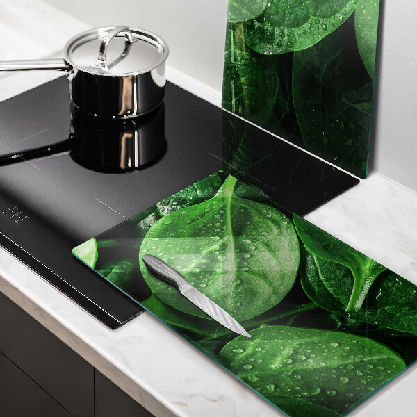 Főzőlap védő üveglap Bazsalikom