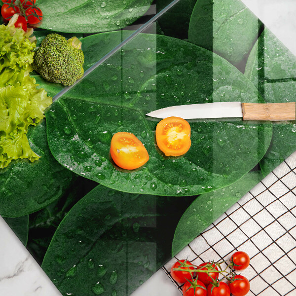 Főzőlap védő üveglap Bazsalikom