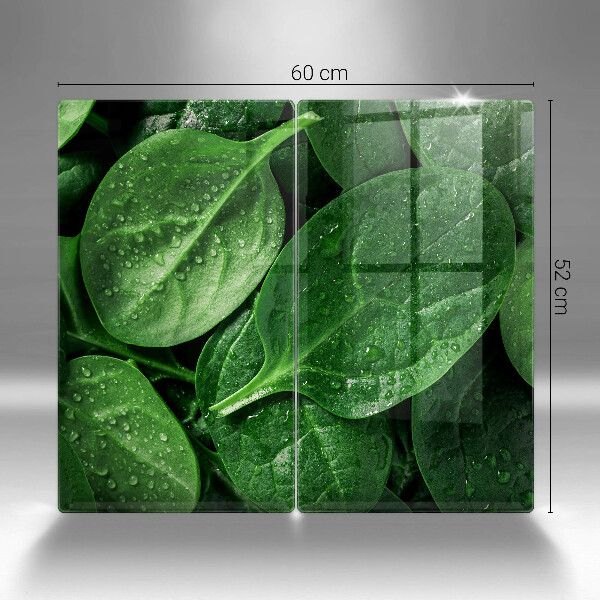 Főzőlap védő üveglap Bazsalikom