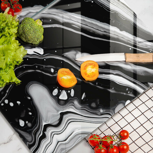 Főzőlap védő üveglap Tinta absztrakció