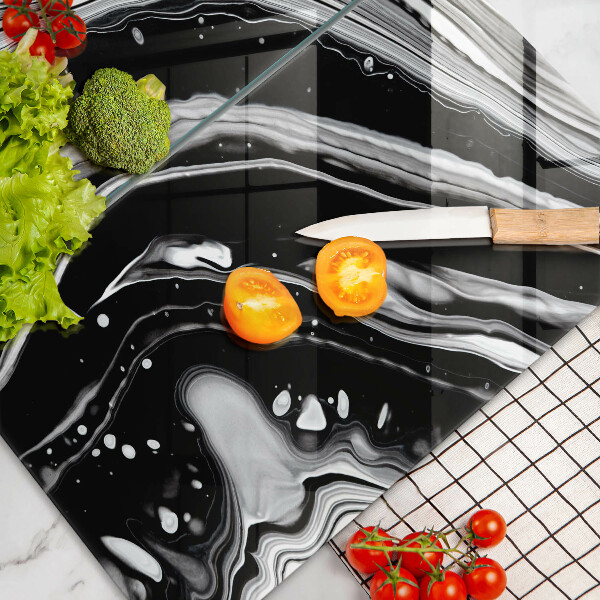 Főzőlap védő üveglap Tinta absztrakció
