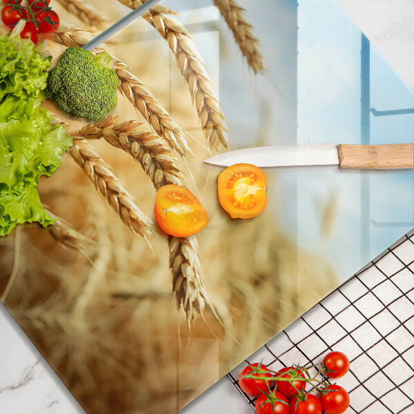 Főzőlap védő üveglap Kalász gabonafélék a területen