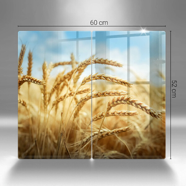 Főzőlap védő üveglap Kalász gabonafélék a területen