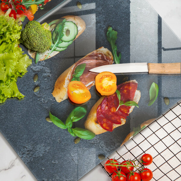 Főzőlap védő üveglap Színes szendvicsek